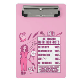 Mini Prancheta Apreciação aos Professores de Arte - Presente Perf