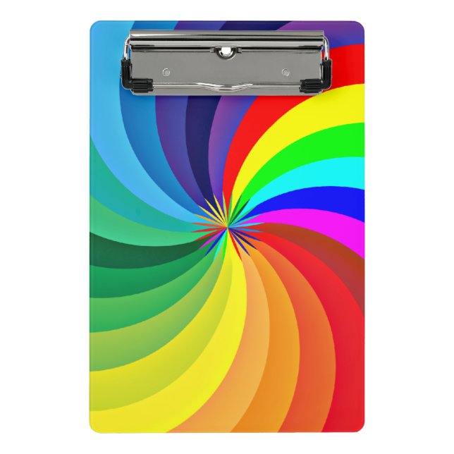 Mini Prancheta Arco-Íris Colorido Mandala-46556 (Frente)