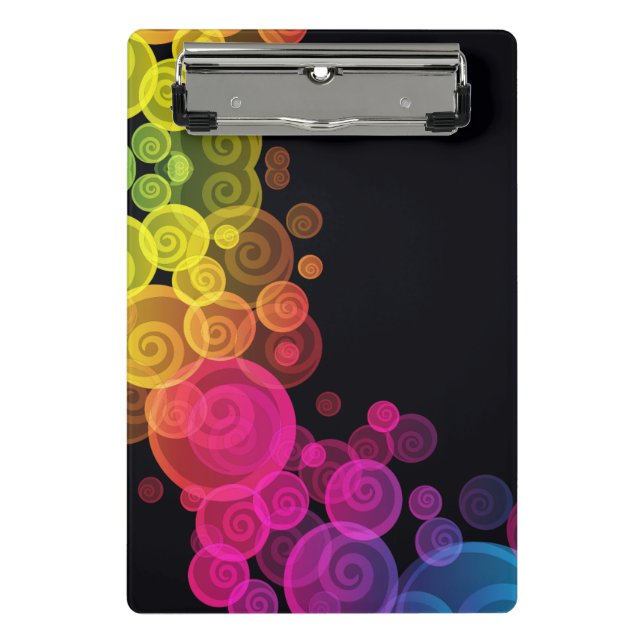 Mini Prancheta área de transferência colorida de bolhas (Frente)