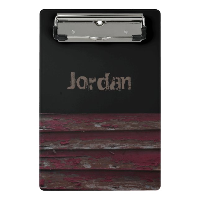 Mini Prancheta Área de Transferência do Monograma Russo (Frente)