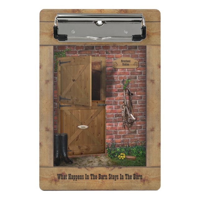 Mini Prancheta Área de Transferência Estável / Barn (personalizáv (Frente)
