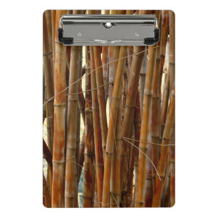 Mini Prancheta Área de Transferência Mini Bamboo Antiga