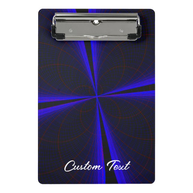 Mini Prancheta Área de Transferência Mini Folha de Destaque Azul (Frente)