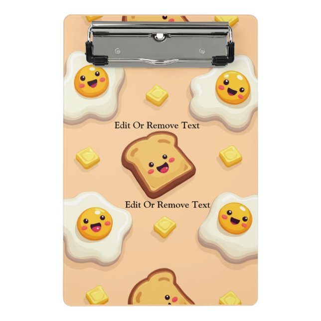 Mini Prancheta Área de transferência personalizada de Comida dive (Frente)