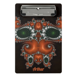 Mini Prancheta ARTHUR ~ design preto, vermelho, verde e branco