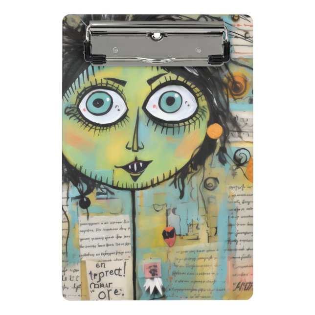 Mini Prancheta ArtLady 15 Encantada e angustiada (Frente)