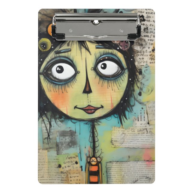 Mini Prancheta ArtLady 22 Encantada e aflita (Frente)