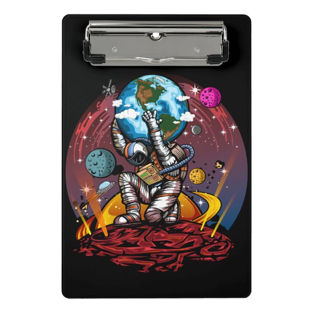 Mini Prancheta Atlas Space Man (Frente)