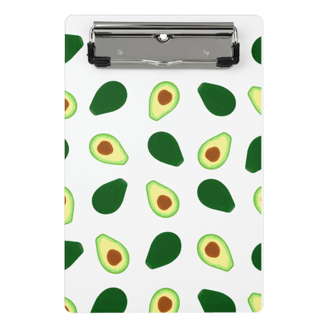 Mini Prancheta Avocado Pattern Impressão Mini Área de Transferênc (Frente)
