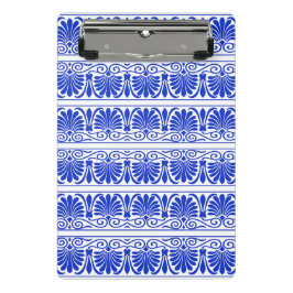 Mini Prancheta Azul-padrão árabe mediterrânico grego