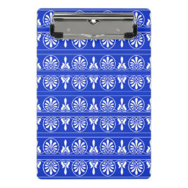 Mini Prancheta Azul-padrão mediterrânico grego árabe