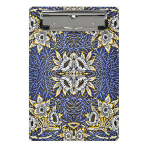 Mini Prancheta Azul William Morris e Design Tulipa Salgueiro em D