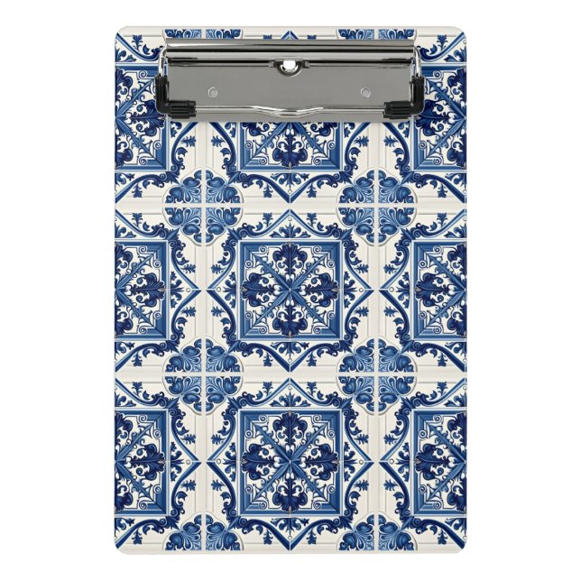 Mini Prancheta Azulejos do Mediterrâneo, Portugal, Azulejo, Majol (Frente)