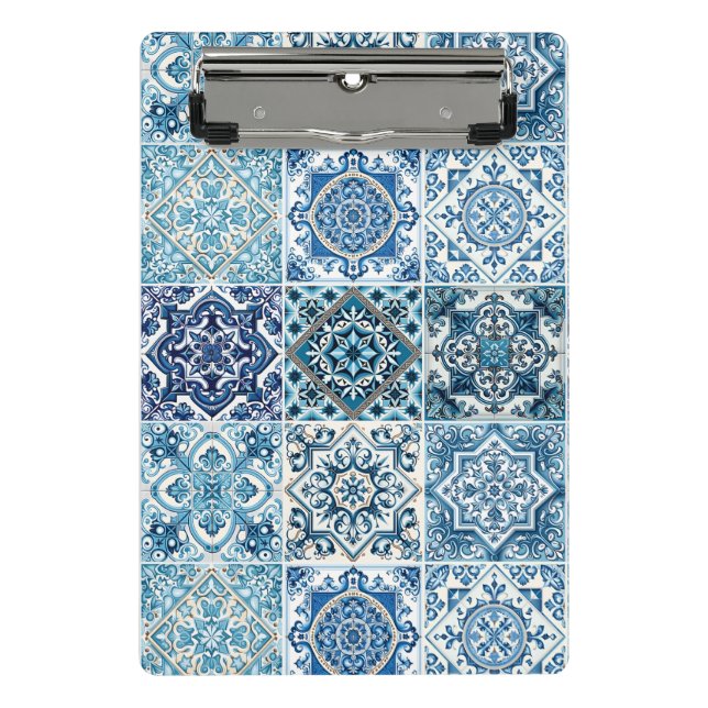 Mini Prancheta Azulejos do Mediterrâneo, Portugal, Azulejo, Majol (Frente)