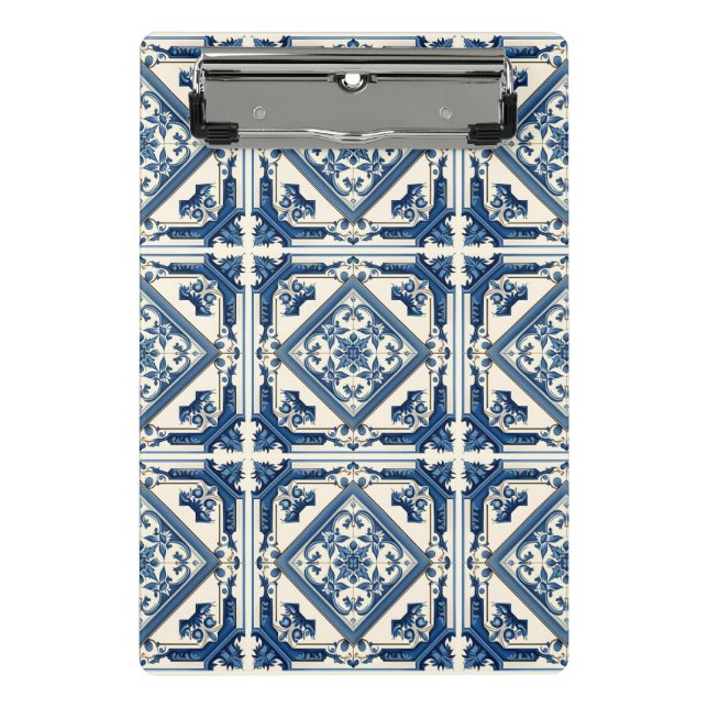 Mini Prancheta Azulejos do Mediterrâneo, Portugal, Azulejo, Majol (Frente)