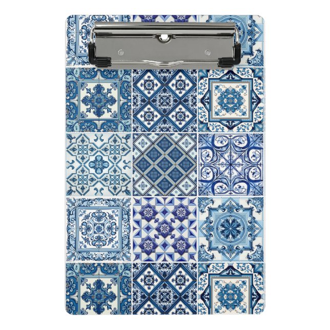 Mini Prancheta Azulejos do Mediterrâneo, Portugal, Azulejo, Majol (Frente)