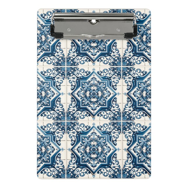 Mini Prancheta Azulejos do Mediterrâneo, Portugal, Azulejo, Majol (Frente)