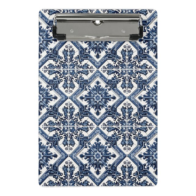 Mini Prancheta Azulejos do Mediterrâneo, Portugal, Azulejo, Majol (Frente)