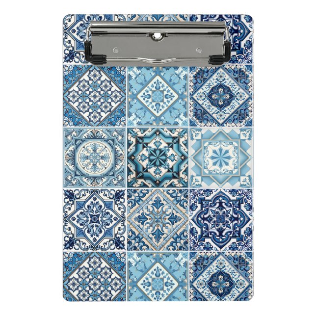 Mini Prancheta Azulejos do Mediterrâneo, Portugal, Azulejo, Majol (Frente)