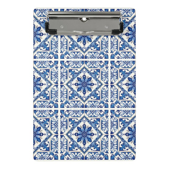 Mini Prancheta Azulejos do Mediterrâneo, Portugal, Azulejo, Majol (Frente)