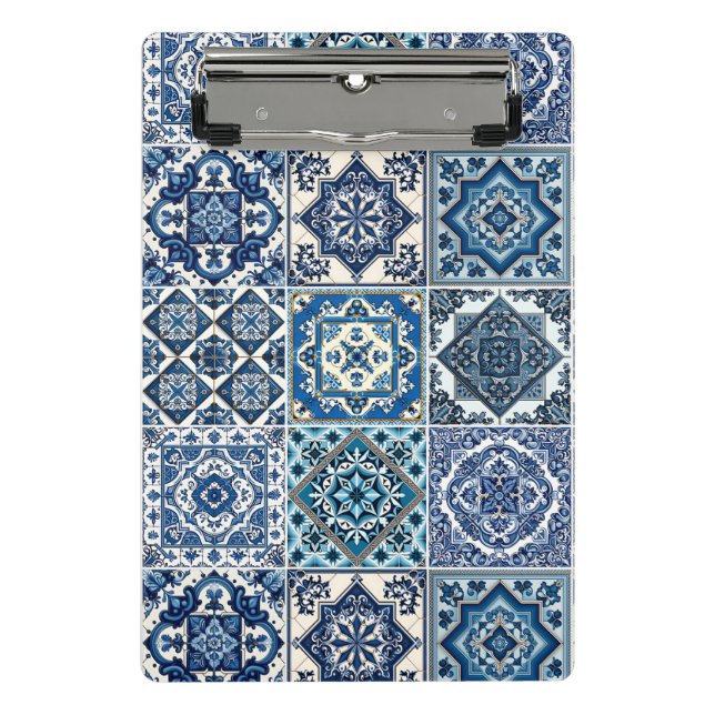 Mini Prancheta Azulejos do Mediterrâneo, Portugal, Azulejo, Majol (Frente)