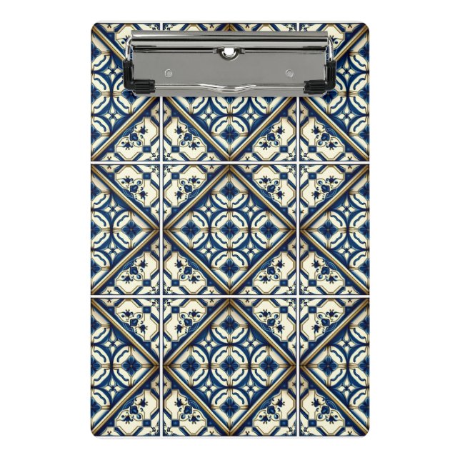 Mini Prancheta Azulejos do Mediterrâneo, Portugal, Azulejo, Majol (Frente)