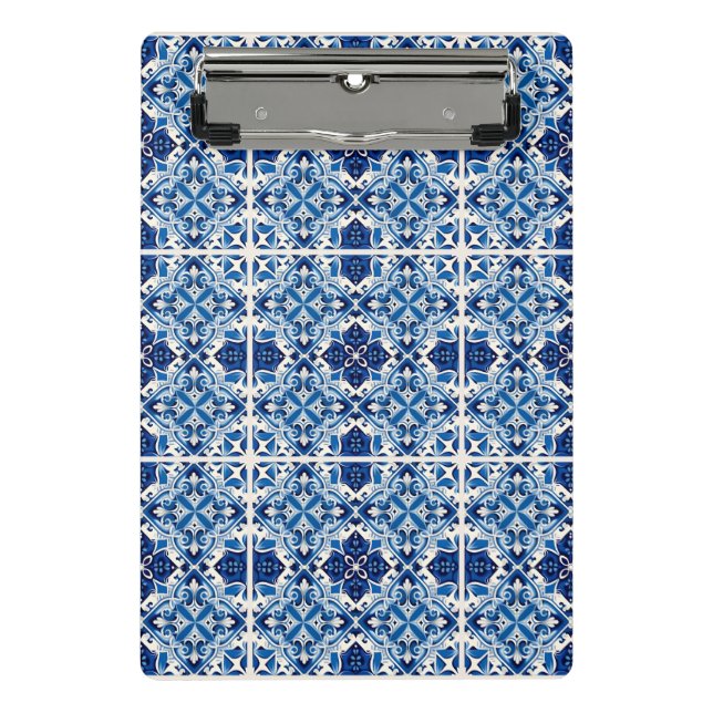 Mini Prancheta Azulejos do Mediterrâneo, Portugal, Azulejo, Majol (Frente)