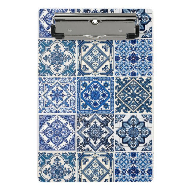 Mini Prancheta Azulejos do Mediterrâneo, Portugal, Azulejo, Majol (Frente)