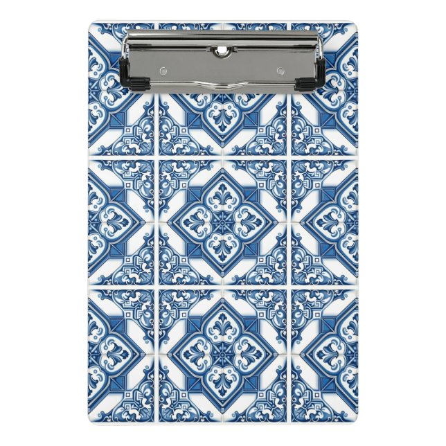 Mini Prancheta Azulejos do Mediterrâneo, Portugal, Azulejo, Majol (Frente)