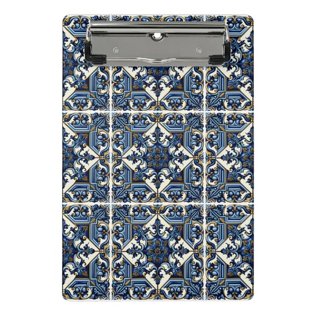 Mini Prancheta Azulejos do Mediterrâneo, Portugal, Azulejo, Majol (Frente)