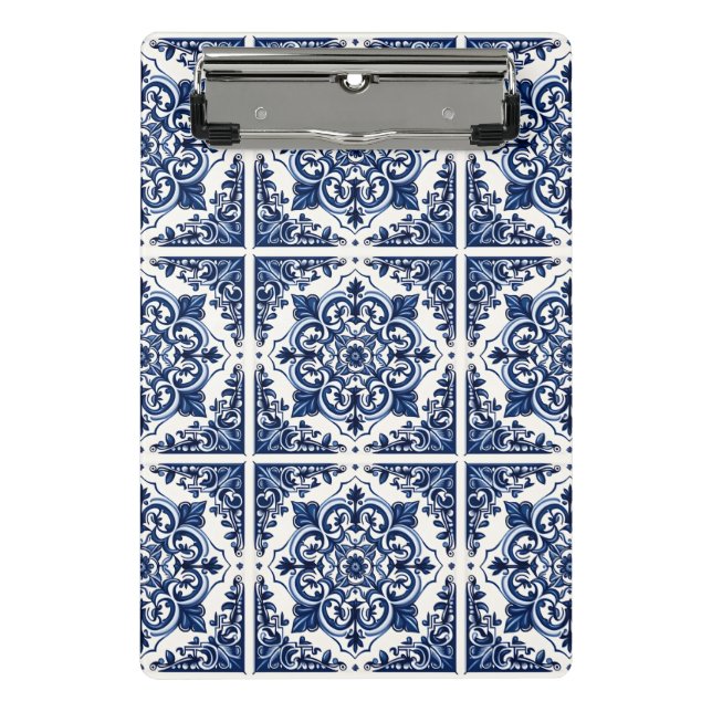 Mini Prancheta Azulejos do Mediterrâneo, Portugal, Azulejo, Majol (Frente)