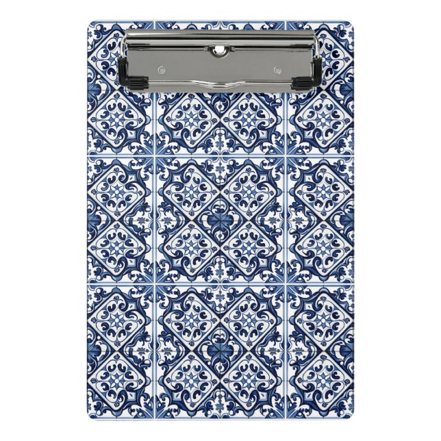 Mini Prancheta Azulejos do Mediterrâneo, Portugal, Azulejo, Majol (Frente)