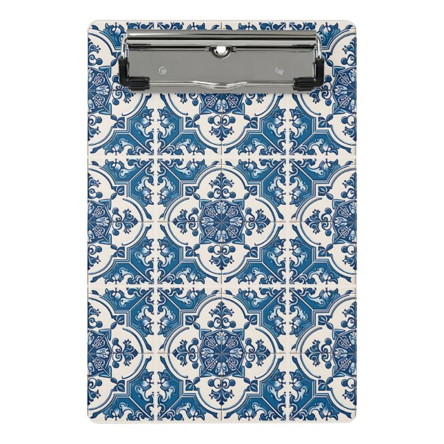 Mini Prancheta Azulejos do Mediterrâneo, Portugal, Azulejo, Majol (Frente)