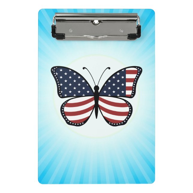 Mini Prancheta Bandeira Americana Design-62615 (Frente)