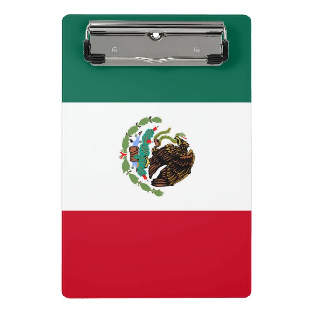 Mini Prancheta Bandeira de México (Frente)