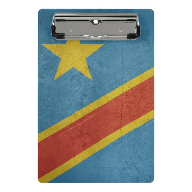 Mini Prancheta Bandeira Democrática da República Democrática do (Frente)