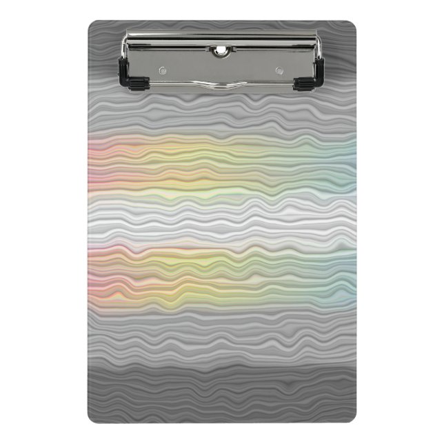 Mini Prancheta Bandeira do Orgulho Demifluid Groovy Boho Trippy A (Frente)