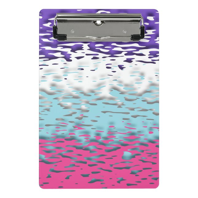 Mini Prancheta Bandeira do Orgulho Multissexual Funky Trippy Ripp (Frente)