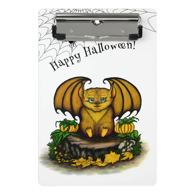 Mini Prancheta Bat Bonito do Halloween (Frente)
