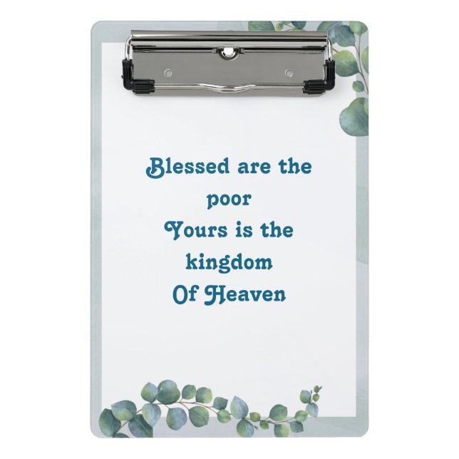 Mini Prancheta Batitudes Botânicas (Frente)