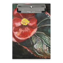 Begonia Escura na Aquarela