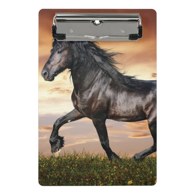 Mini Prancheta Belo Cavalo Negro (Frente)