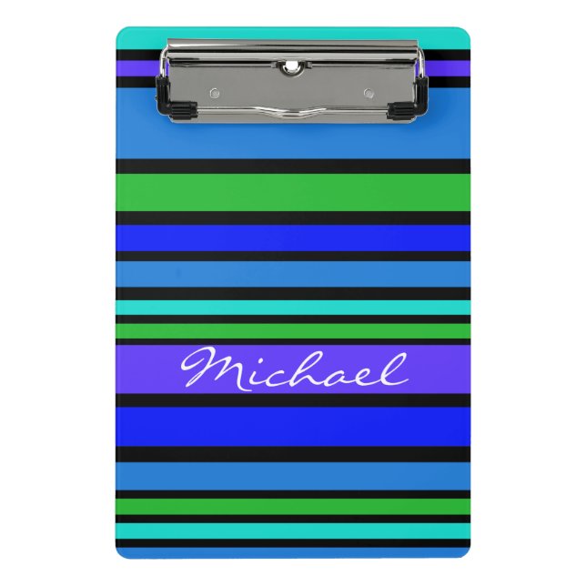 Mini Prancheta BG Stripes Padrão IV + suas costas e ideia (Frente)