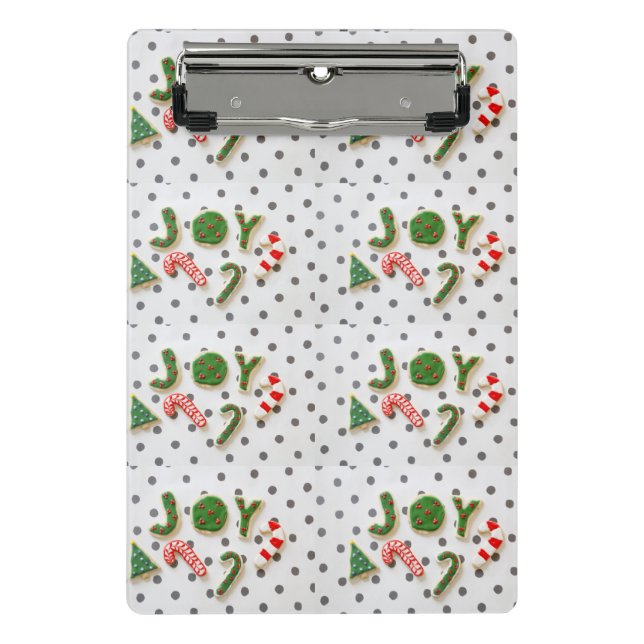 Mini Prancheta Biscoitos de Natal alegres (Frente)