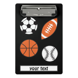 Mini Prancheta Bola Esportiva Engraçado