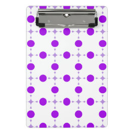 Mini Prancheta Bolinhas Roxas, Padrão de Bolinhas, Pontos, Pontos