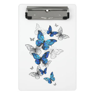 Mini Prancheta Borboletas Azuis Morpho