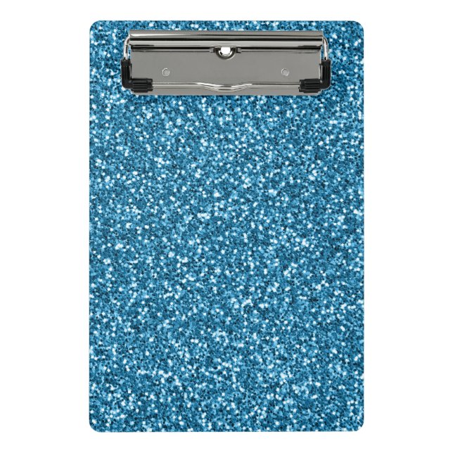 Mini Prancheta Boston Blue Glitter (Frente)