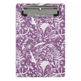 Mini Prancheta Botânico Roxo Moderno