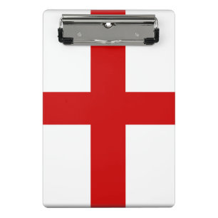 Mini Prancheta Botão da bandeira de Inglaterra